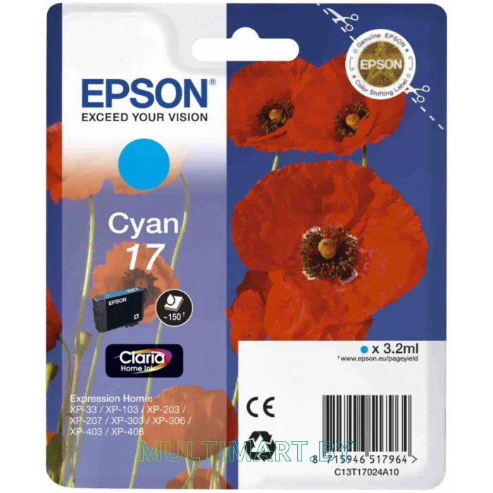 Картридж Epson C13T17024A10